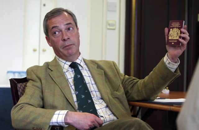 Nigel Farage and Ukip look likely to do well  in England  in next weeks European election. Picture: PA