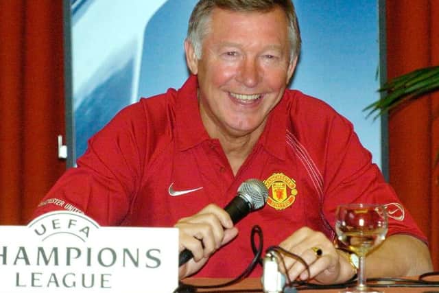 Good luck message to Perth side from 60s striker Fergie. Picture: AP