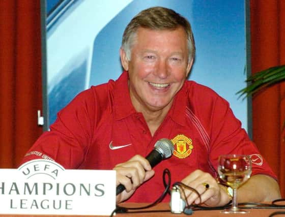 Good luck message to Perth side from 60s striker Fergie. Picture: AP