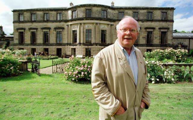 The 11th Earl Of Elgin, Andrew Bruce outside his family home , Broomhall House in Fife. Picture: Contributed