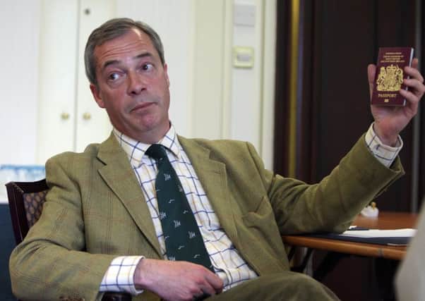 A Ukip spin doctor cut short leader Nigel Farage's interview with LBC radio after a bruising interrogation centering on immigration. Picture: PA