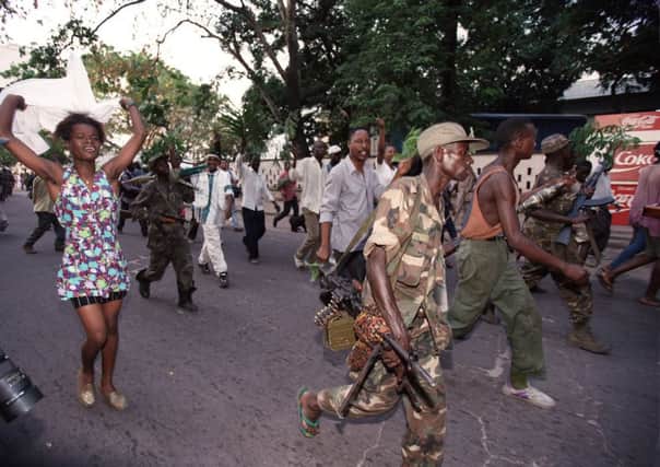 On this day in 1997 rebel troops entered Kinshasa, capital of Zaire. Picture: Getty