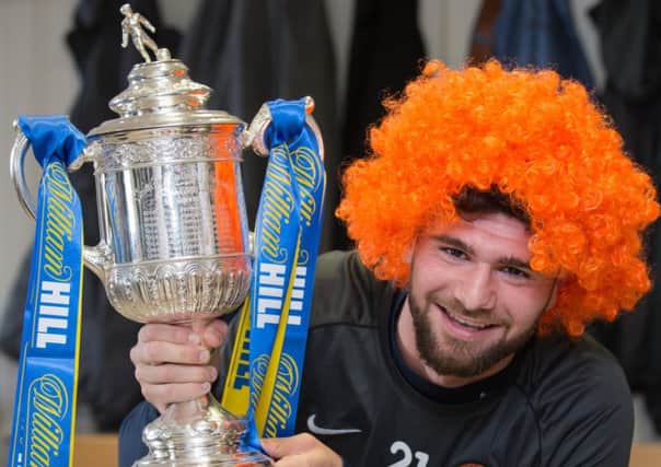 Dundee United's Nadir Ciftci  looks ahead to the Scottish Cup final at Parkhead. Picture: Steve Welsh