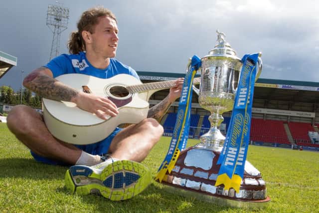 Stevie May has struck a chord with the St Johnstone fans this season. Picture: Steve Welsh