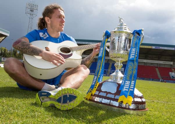 Stevie May has struck a chord with the St Johnstone fans this season. Picture: Steve Welsh