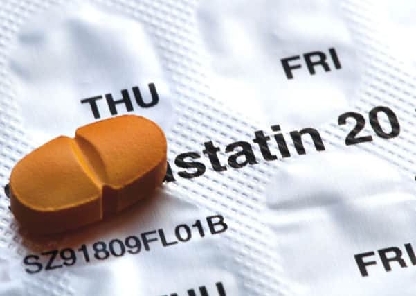 More than seven million people in the UK take statins  to lower the cholesterol. Picture:  Alamy