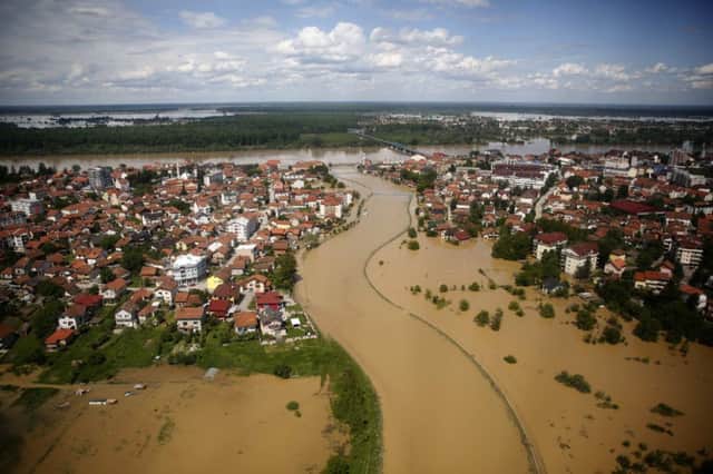 The River Sava has breached its banks, causing flooding in Bosnia, Croatia and Serbia. Picture: Dado Ruvic/Reuters
