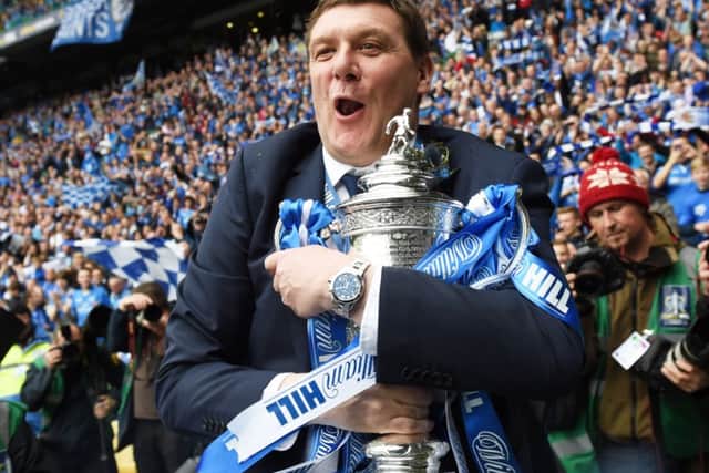 Tommy Wright will hold talks with Saints chairman Steve Brown. Picture: SNS