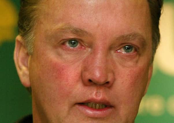 Louise van Gaal, 62, won two La Liga titles while in charge of Barcelona.  Picture: AP