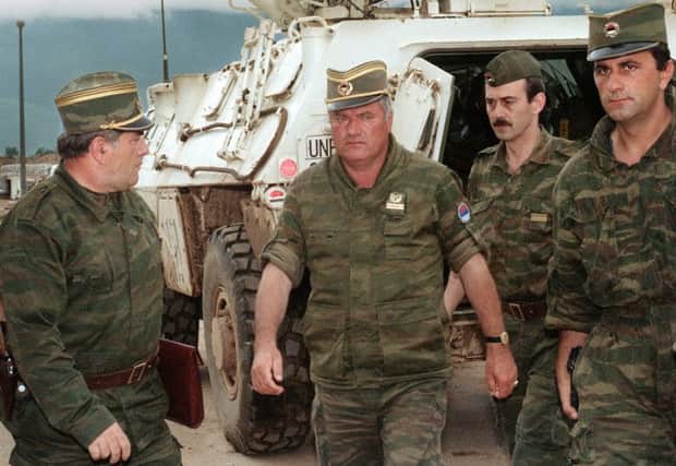 Ratko Mladic, the former commander of Serbian forces in Bosnia, is accused of atrocities. Picture: AFP