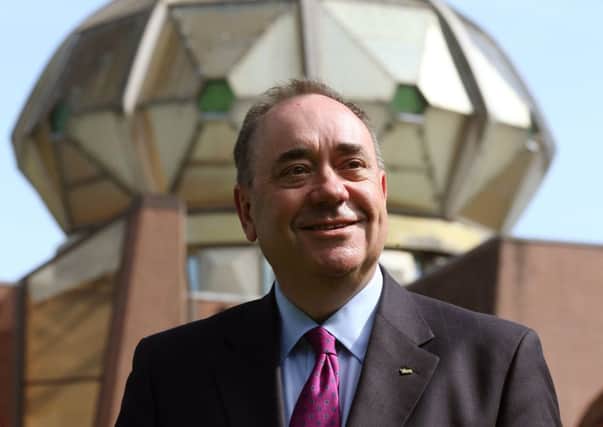 Alex Salmond during a visit to Glasgow Central Mosque last week. Picture: PA