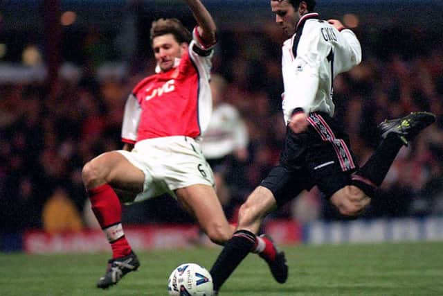Ryan Giggss goal in the semi-final of the 1999 FA Cup was voted the clubs greatest goal. Picture: PA