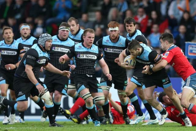 Glasgow will play Leinster in this year's final. Picture: Getty