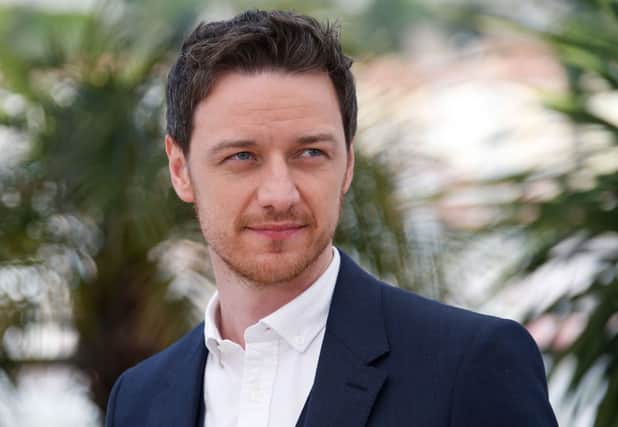 James McAvoy, who has voiced his support for a Scottish film studio. Picture: AFP