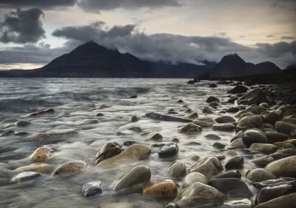 Wet Rocks, Elgol with the Cuillins in background. Picture: Contributed