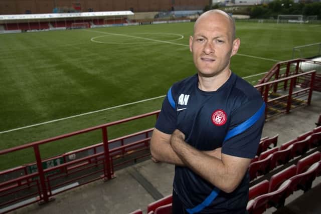 Alex Neil, pictured at New Douglas Park, is hoping to take advantage of the pressure on Hibs. Picture: SNS