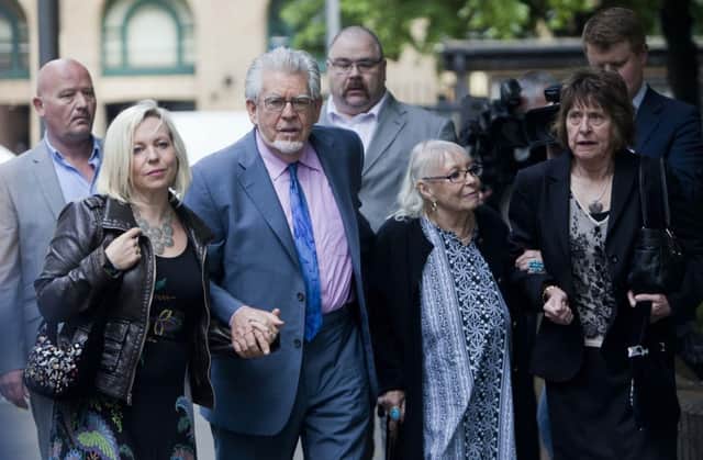 Harris is accused of 12 counts of indecent assault against four girls. Picture: Getty