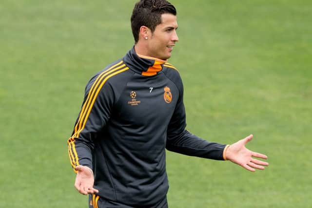 Cristiano Ronaldo is winning his battle to be fit for Saturdays Champions League final. Picture: Getty