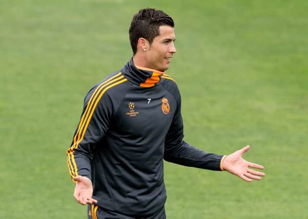 Cristiano Ronaldo is winning his battle to be fit for Saturdays Champions League final. Picture: Getty