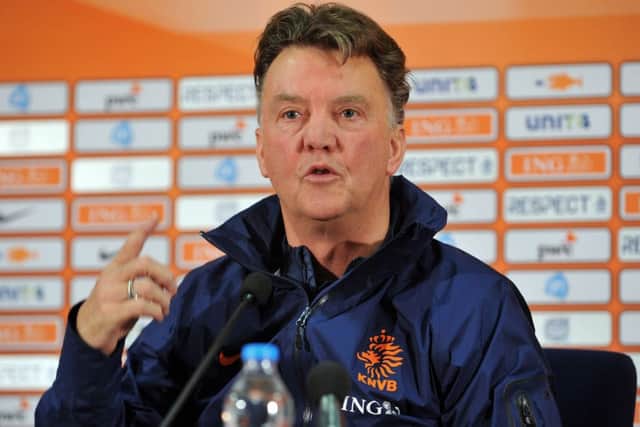 Louis van Gaal: Great challenge. Picture: Getty