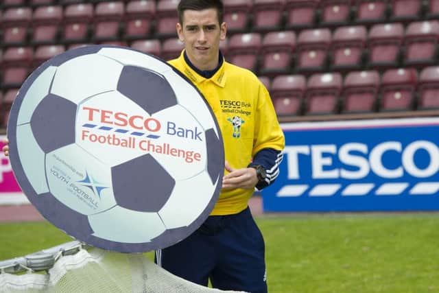 Jamie Walker was speaking at the Tesco Bank Football Challenge at Tynecastle as 120 pupils from nine schools took part in the Scottish Football Associations programme to grow the game. Picture: SNS