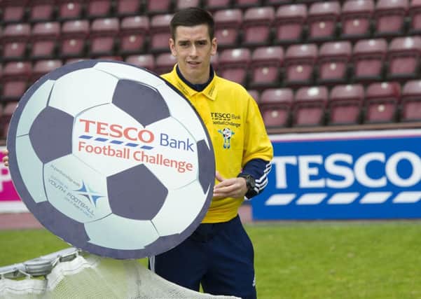 Jamie Walker was speaking at the Tesco Bank Football Challenge at Tynecastle as 120 pupils from nine schools took part in the Scottish Football Associations programme to grow the game. Picture: SNS