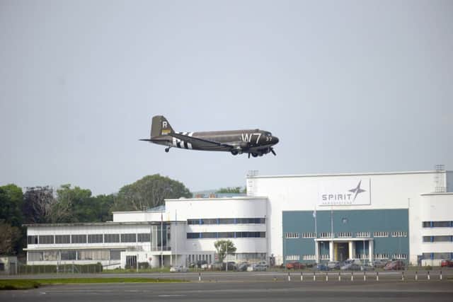 Whiskey 7 makes its first European landing at Prestwick. Picture: TSPL