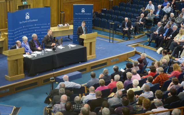 The debate at the Church of Scotland General Assembly. Picture: Phil Wilkinson
