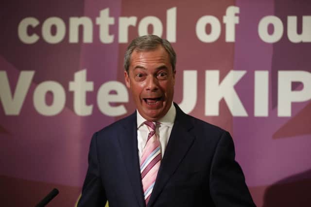 Ukip leader Nigel Farage. Picture: Getty