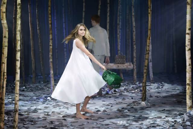 Cara Delevingne at the launch of Mulberry's Cara Delevingne Collection. Picture: Getty