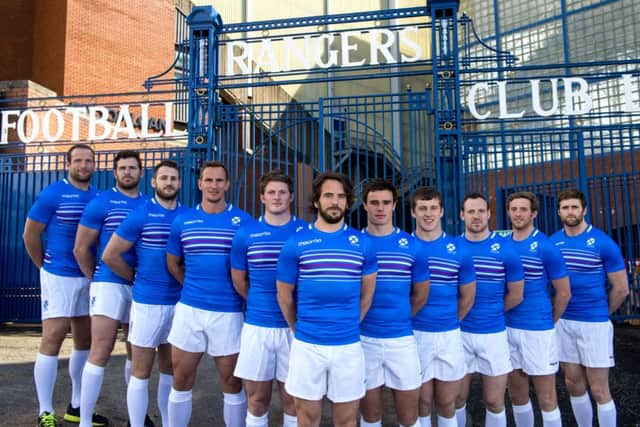 Scotlands Commonwealth Games squad, pictured at Ibrox. Picture: SNS/SRU