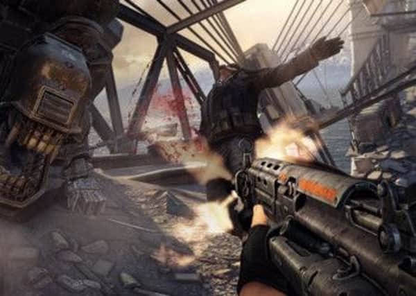 The first person shooter adds depth to the premise of the original. Picture: videogamewriters.com
