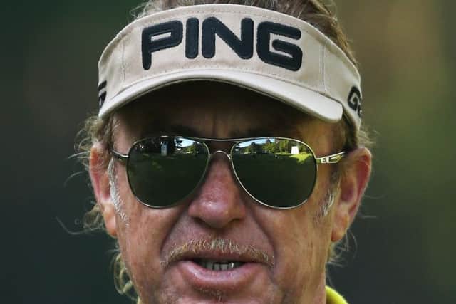 The European Tours oldest winner Miguel Angel Jimenez. Picture: Getty