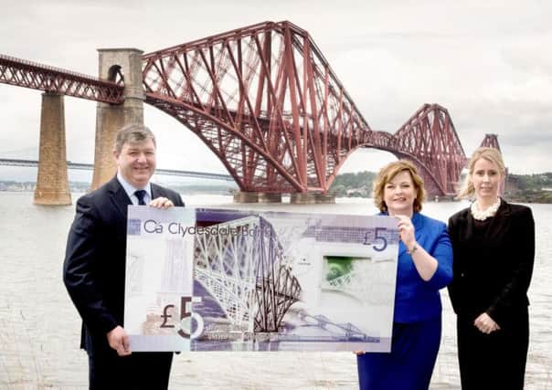 The banknote celebrates the Forth Bridge's nomination for Unescos World Heritage List. Picture: PA