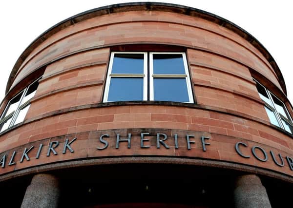 Falkirk Sheriff Court. Picture: Lisa Ferguson
