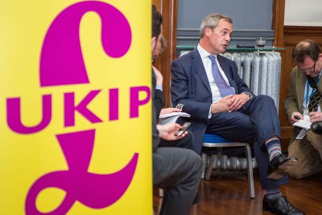 UKIP lead poll amid a wave of Eurosceptism. Picture: Ian Georgeson