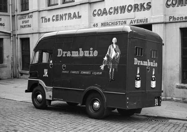 A delivery van keeps Drambuie supplies running in 1958