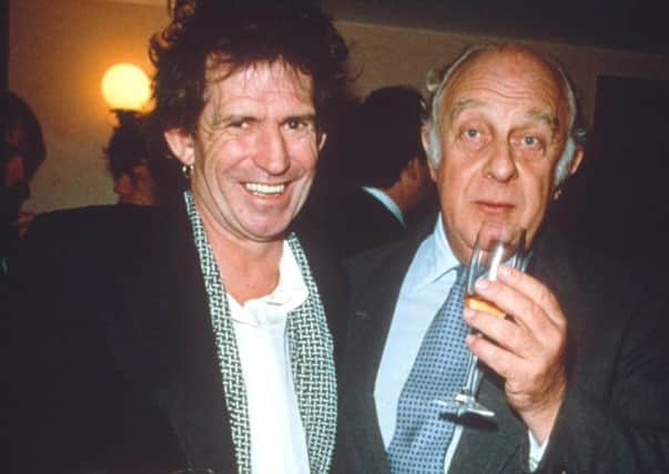 Richard Lowenstein with Keith Richards. Picture: Rex