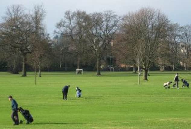 File photo of golfers on North Inch golf course. Picture: Complimentary