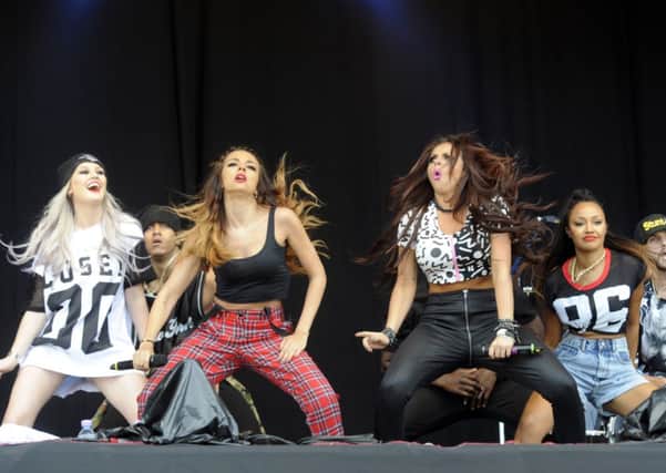 Little Mix performing live. Picture: JP
