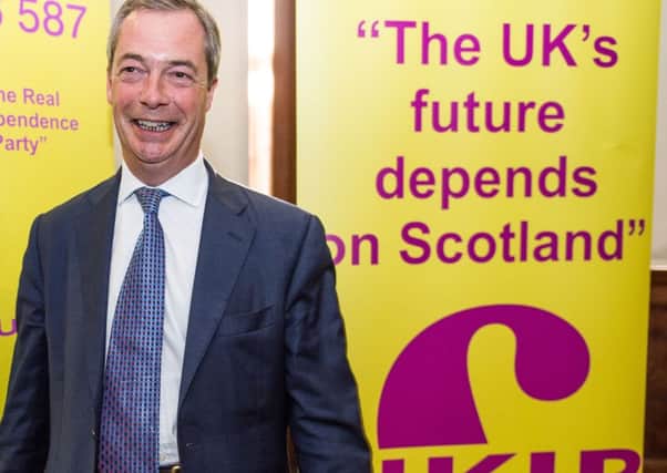Nigel Farage's UKIP have managed to win a number of council seats. Picture: Ian Georgeson