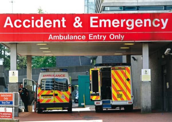 Accident and emergency at Victoria Infirmary in Glasgow. Picture: Donald Macleod
