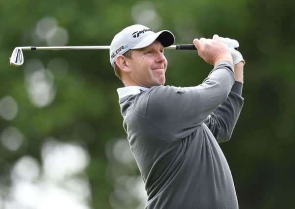 Stephen Gallacher during the BMW PGA Championships at Wentworth. Picture: PA