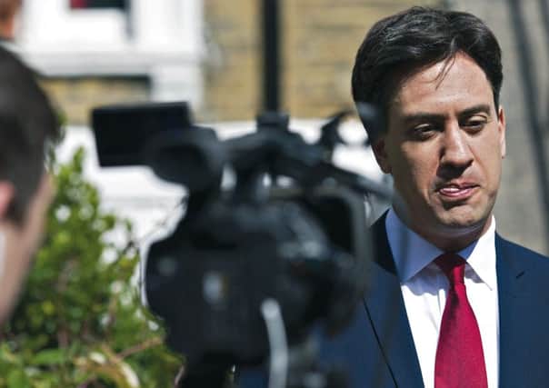 Ed Miliband came under fire for his performance in the local council election campaign. Picture: Justin Tallis
