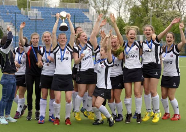 Edinburgh University made it a capital double by lifting the womens trophy. Picture: John Devlin