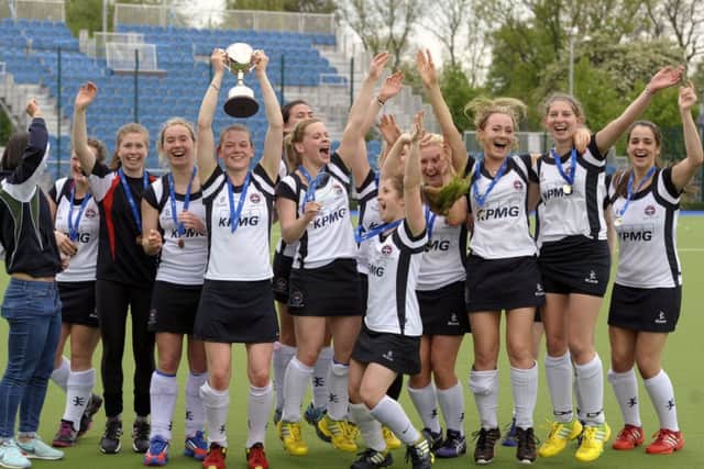 Edinburgh University made it a capital double by lifting the womens trophy. Picture: John Devlin