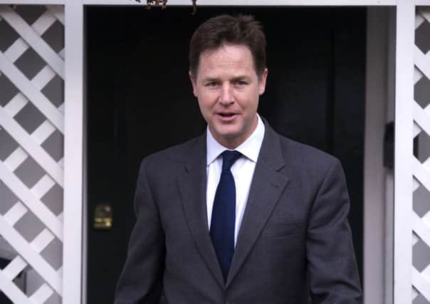 Deputy Prime Minister Nick Clegg. Picture: Getty