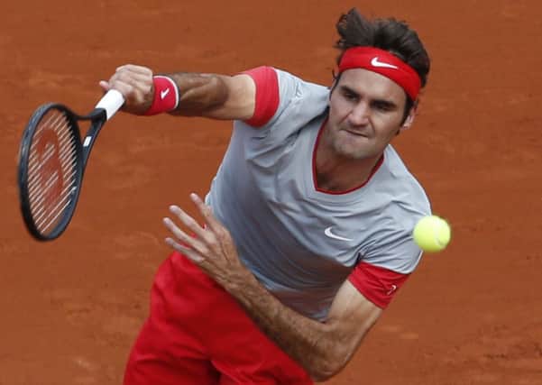 Swiss master Roger Federer opened his French Open campaign with victory over Lukas Lacko. Picture: AP