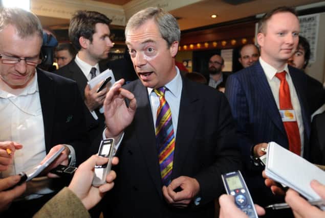 UKIP leader Nigel Farage. Picture: TSPL