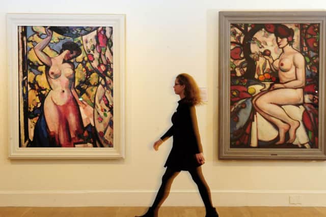 An exhibition of JD Fergusson's work at the Scottish Gallery of Modern Art last year. Picture: Ian Rutherford